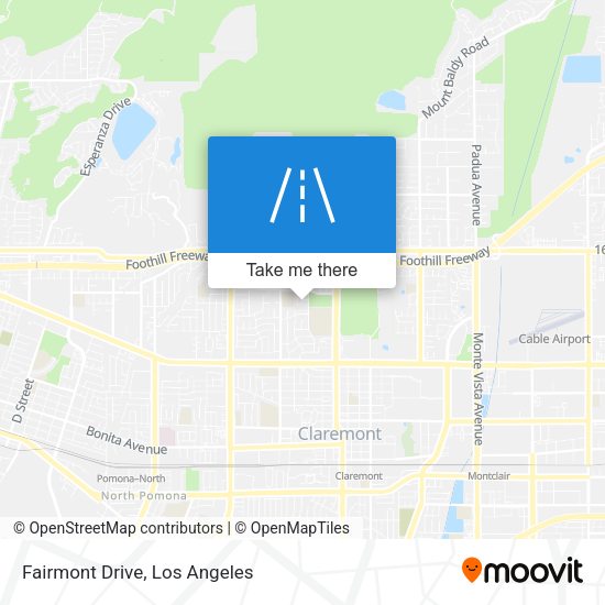 Fairmont Drive map