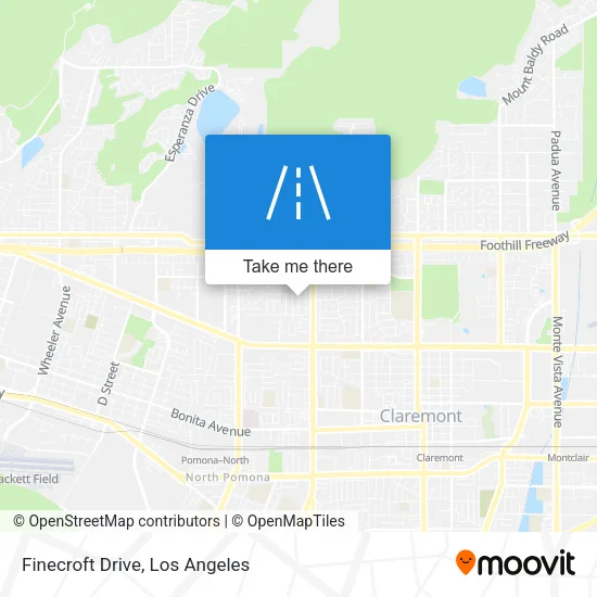 Finecroft Drive map