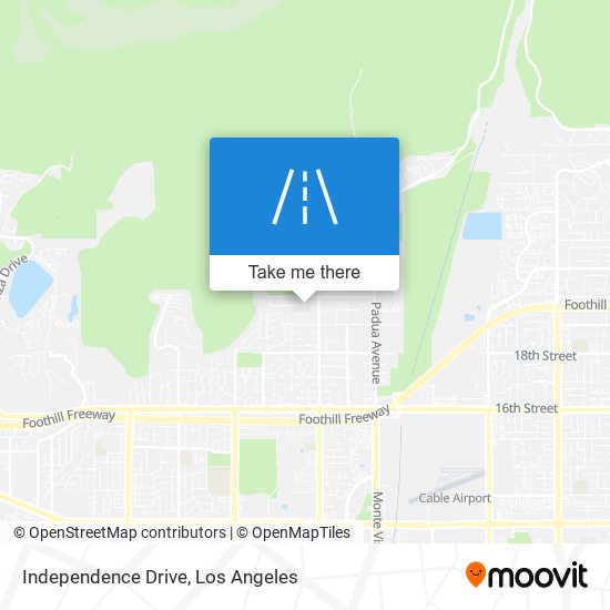 Independence Drive map