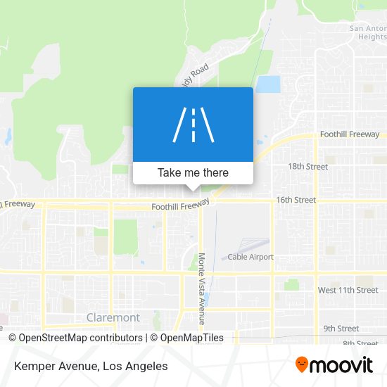Mapa de Kemper Avenue