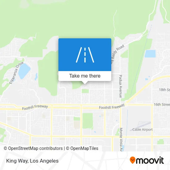 King Way map