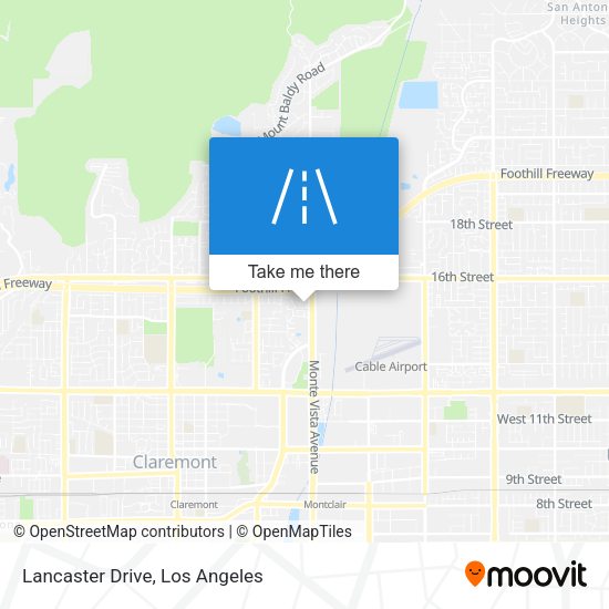Mapa de Lancaster Drive