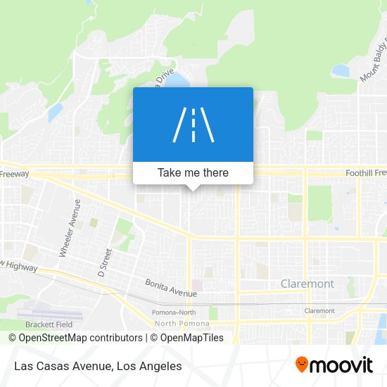 Las Casas Avenue map