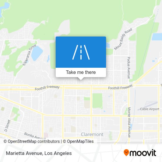 Mapa de Marietta Avenue