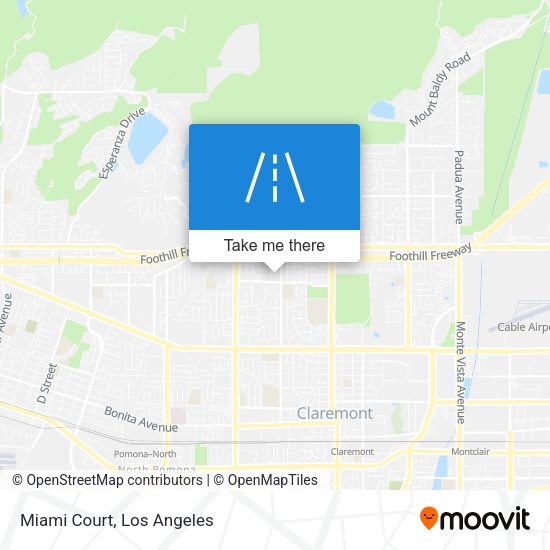 Mapa de Miami Court