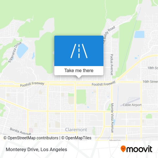 Mapa de Monterey Drive