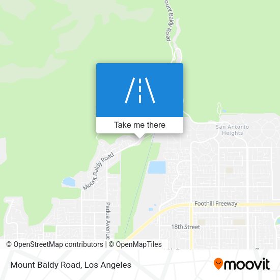 Mapa de Mount Baldy Road