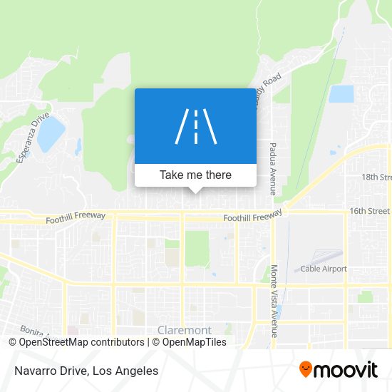 Mapa de Navarro Drive
