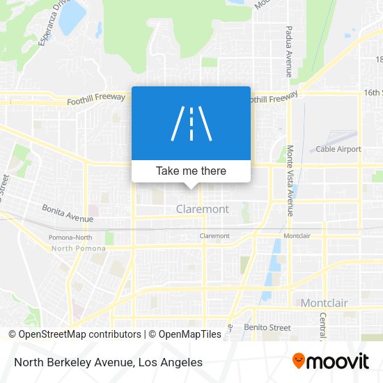 Mapa de North Berkeley Avenue