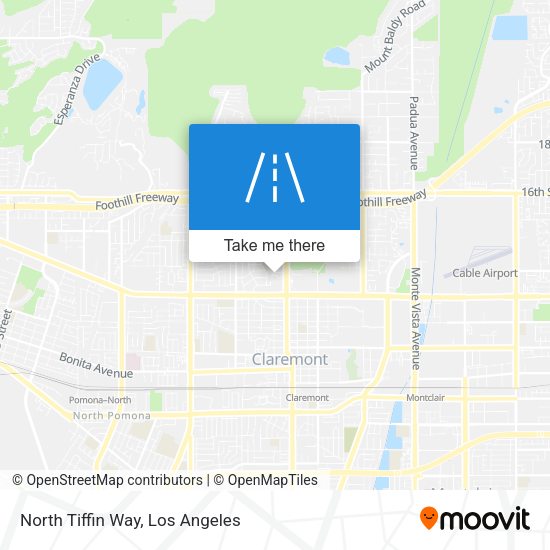 North Tiffin Way map