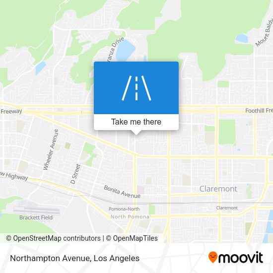 Northampton Avenue map
