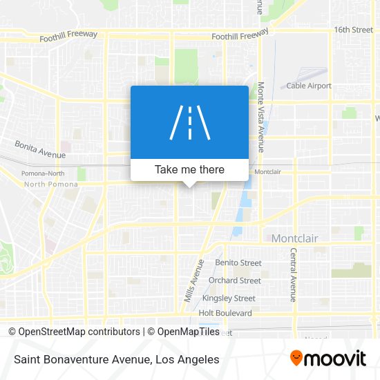 Saint Bonaventure Avenue map
