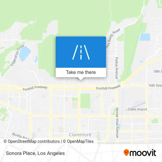 Sonora Place map