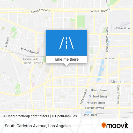 South Carleton Avenue map