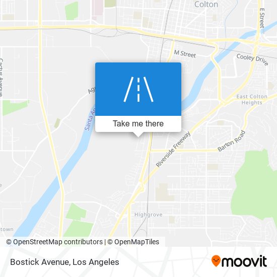 Bostick Avenue map