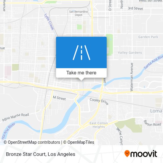 Bronze Star Court map