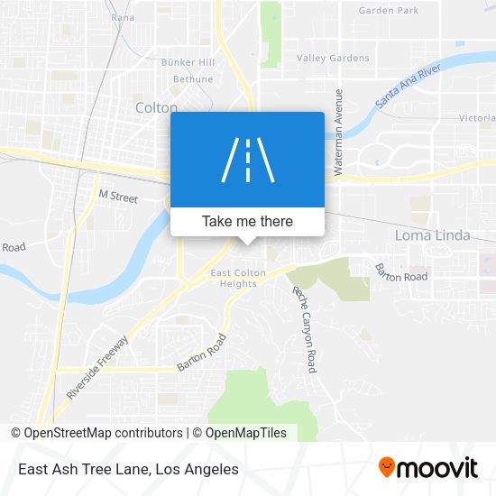 Mapa de East Ash Tree Lane