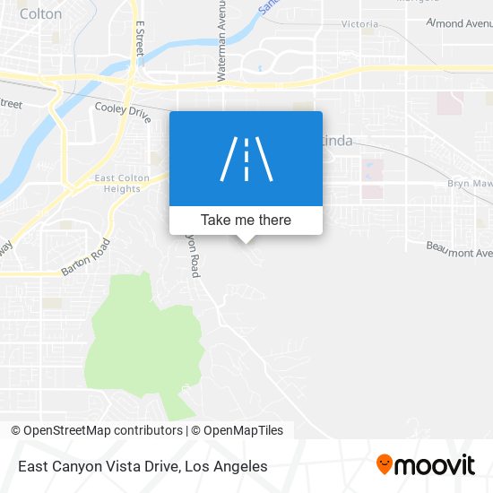 East Canyon Vista Drive map