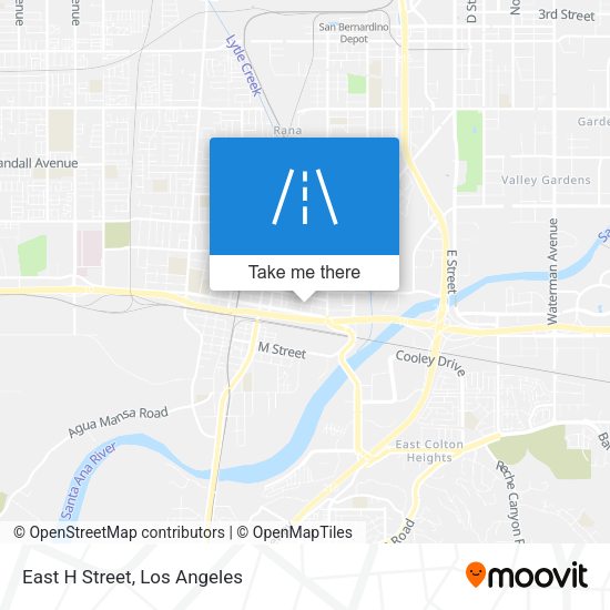 Mapa de East H Street