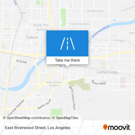 Mapa de East Riverwood Street