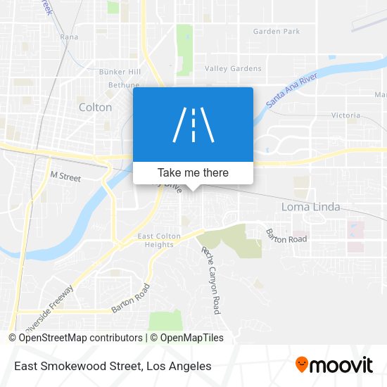 Mapa de East Smokewood Street