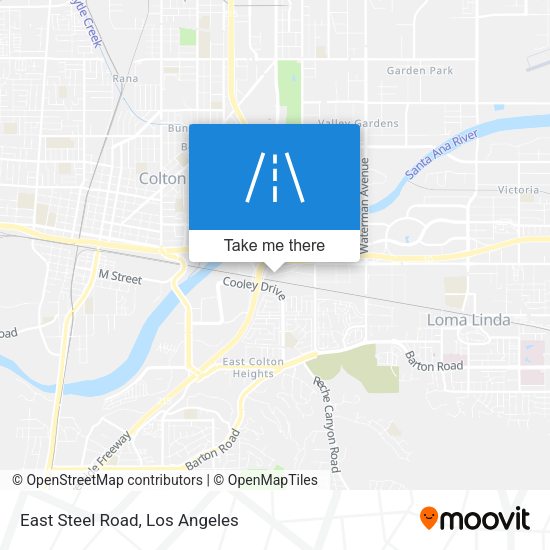 Mapa de East Steel Road