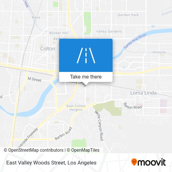 Mapa de East Valley Woods Street