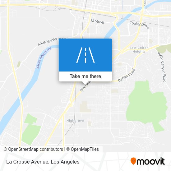La Crosse Avenue map
