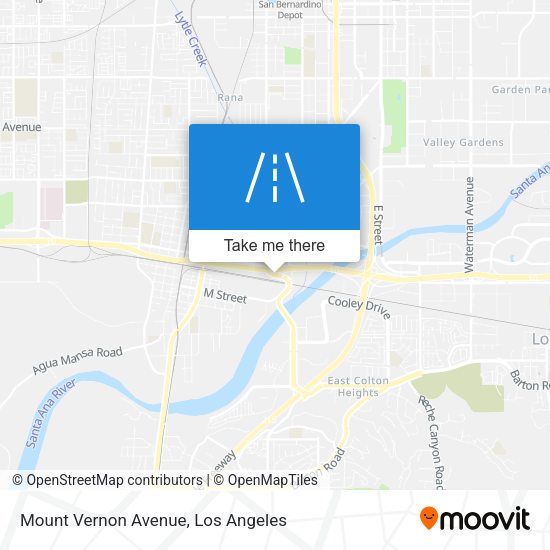 Mount Vernon Avenue map