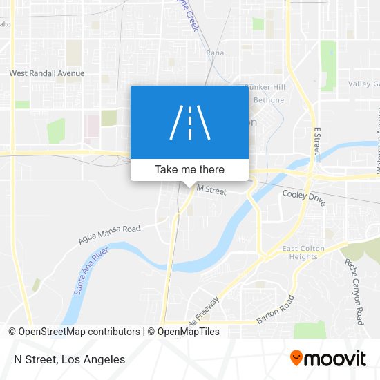 Mapa de N Street
