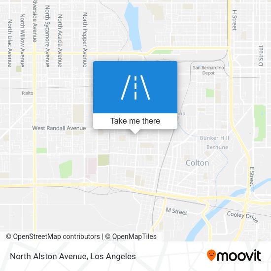 Mapa de North Alston Avenue