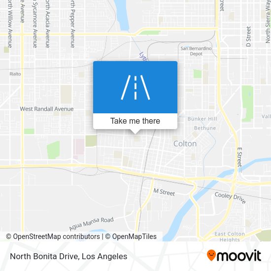 Mapa de North Bonita Drive
