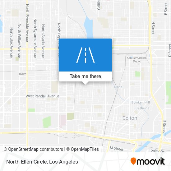 North Ellen Circle map