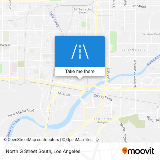 North G Street South map