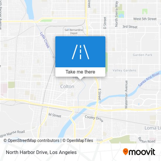 Mapa de North Harbor Drive