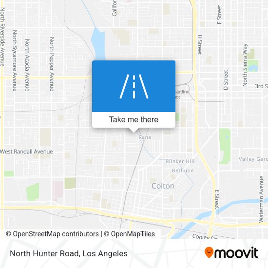 Mapa de North Hunter Road