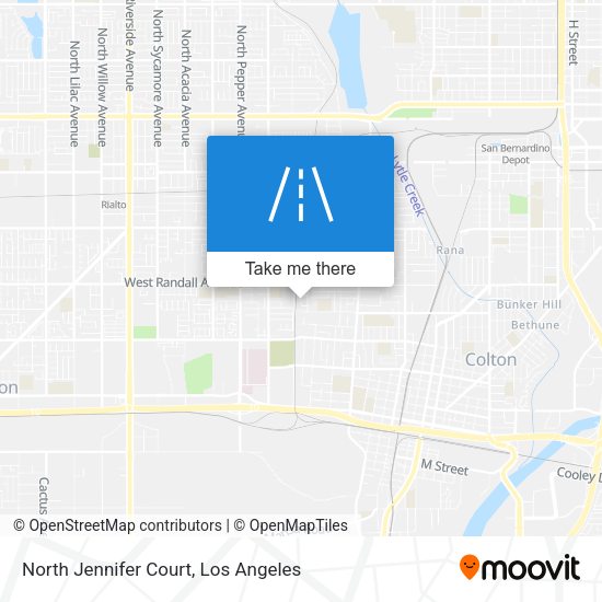North Jennifer Court map