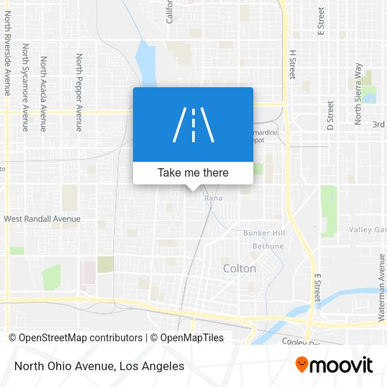 North Ohio Avenue map