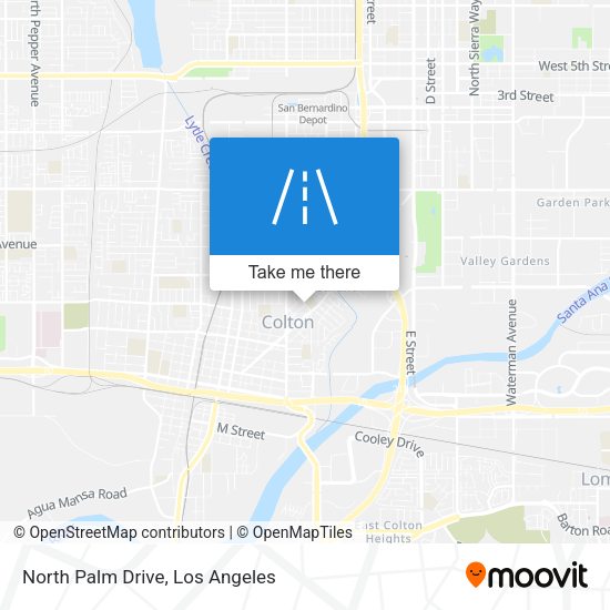 Mapa de North Palm Drive