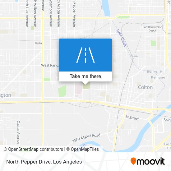 Mapa de North Pepper Drive
