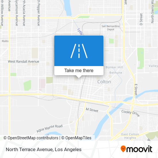 North Terrace Avenue map