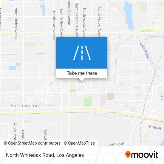 Mapa de North Whiteoak Road