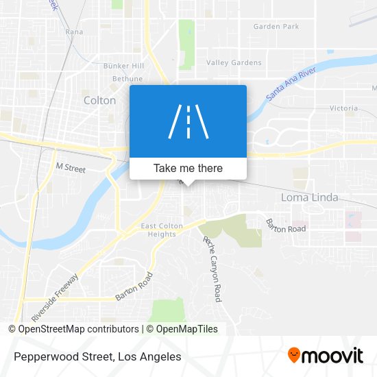 Mapa de Pepperwood Street