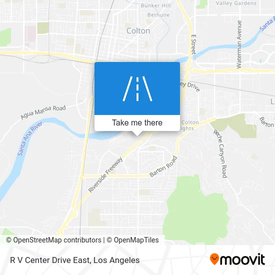 R V Center Drive East map