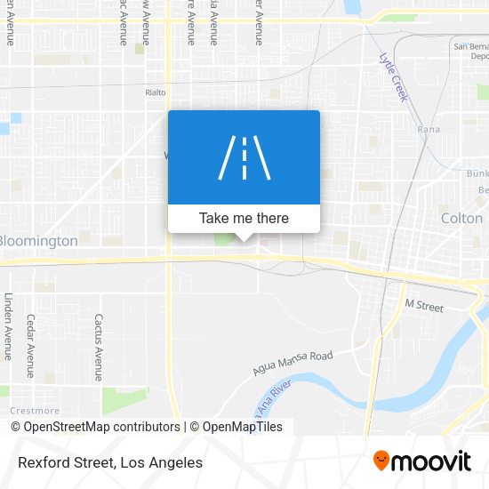 Mapa de Rexford Street