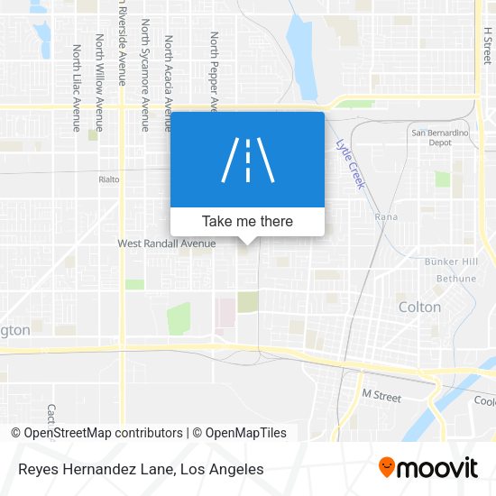 Reyes Hernandez Lane map
