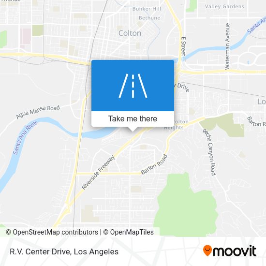 Mapa de R.V. Center Drive