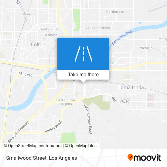 Smallwood Street map