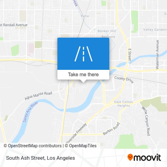 South Ash Street map
