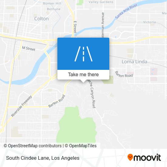 Mapa de South Cindee Lane